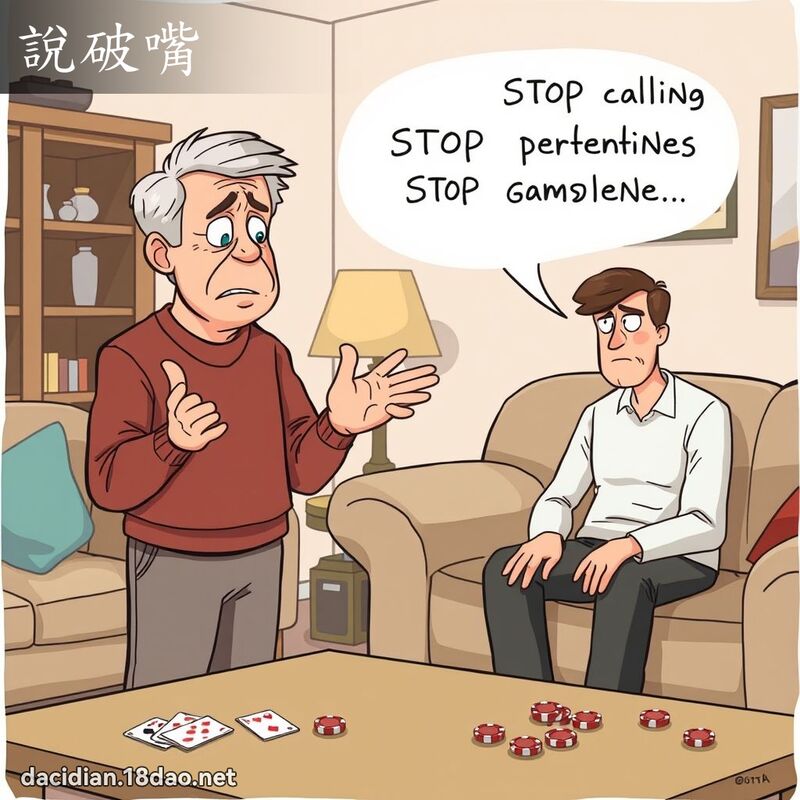 說破嘴 - 國語大辭典配圖
