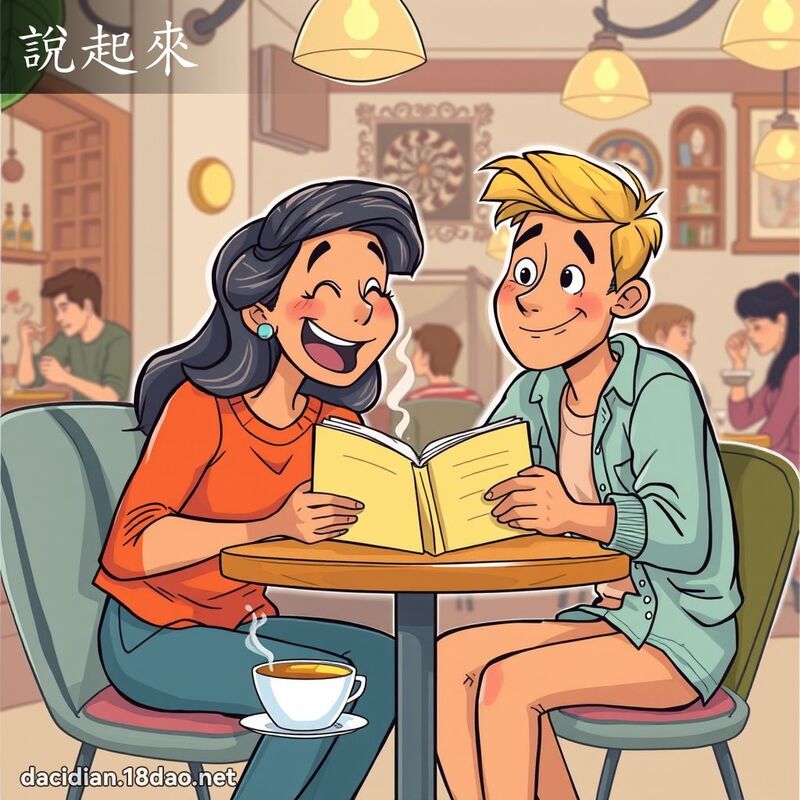 說起來 - 國語大辭典配圖
