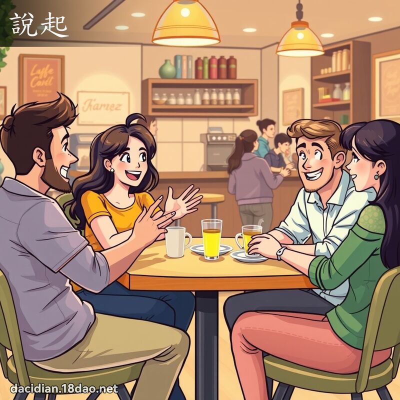 說起 - 國語大辭典配圖