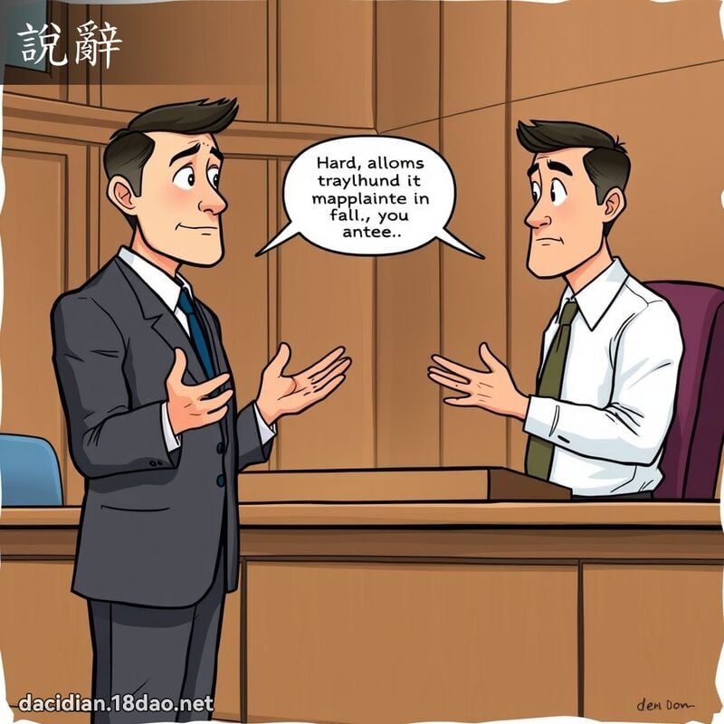 说辞 - 国语大辞典配图