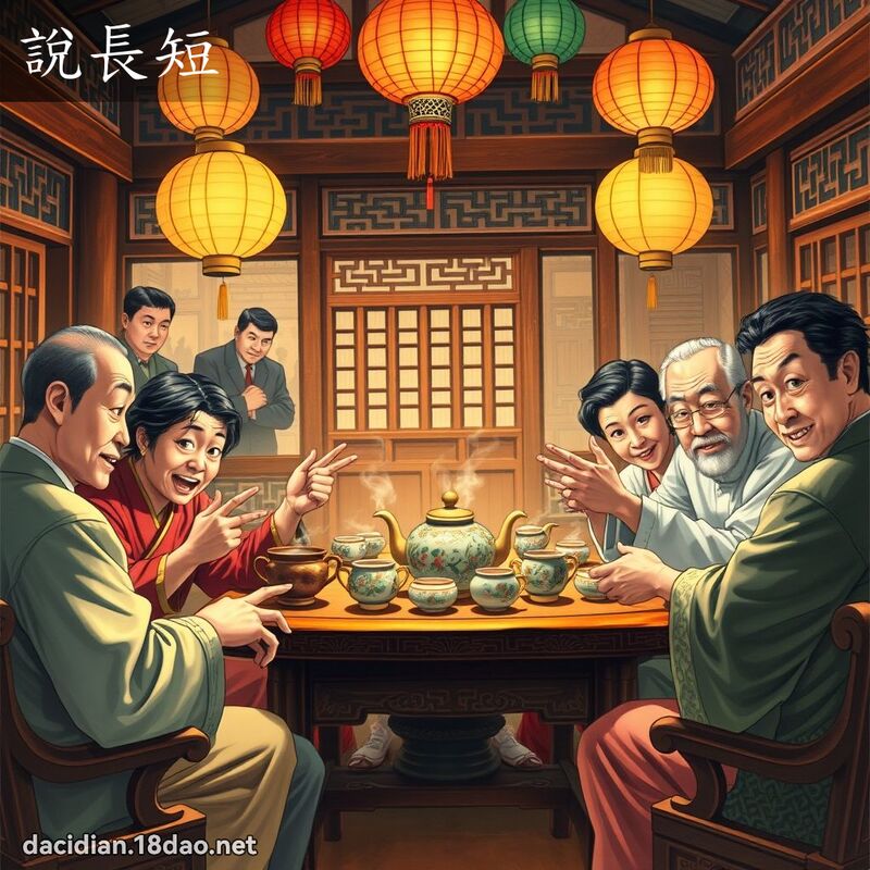 说长短 - 国语大辞典配图