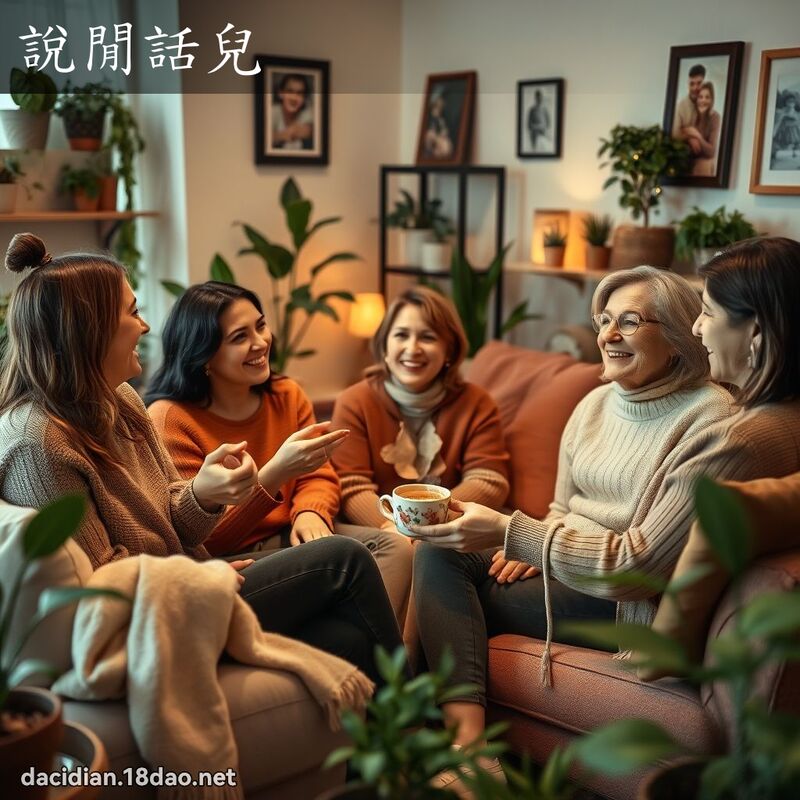 說閒話兒 - 國語大辭典配圖