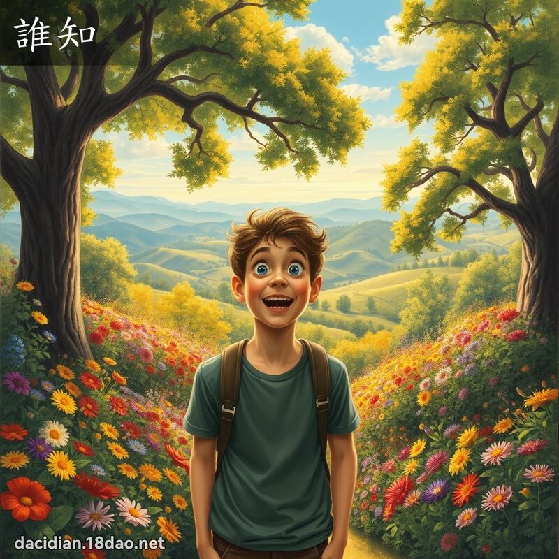 谁知 - 国语大辞典配图