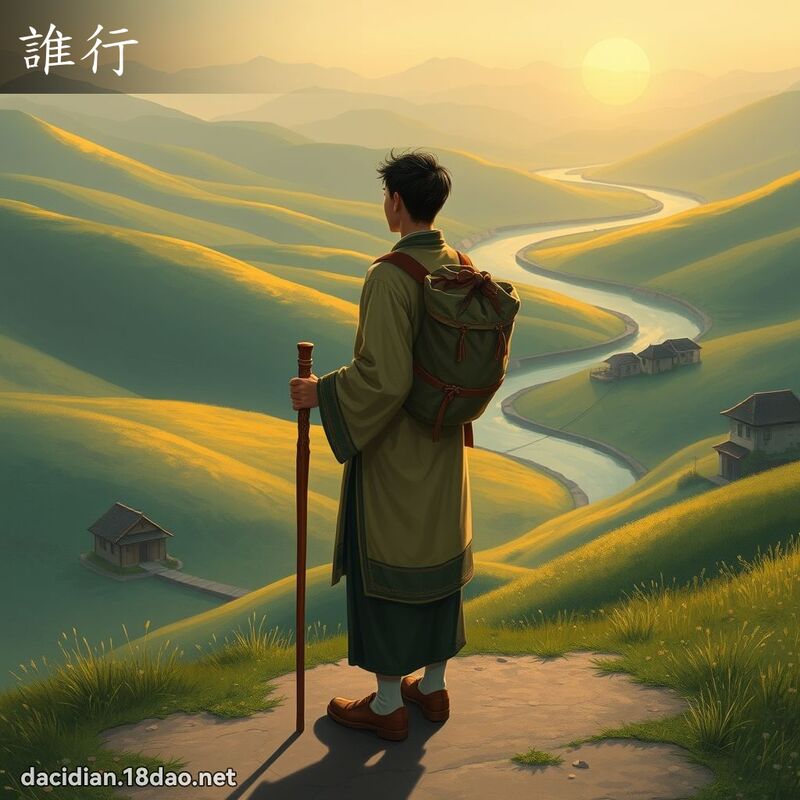誰行 - 國語大辭典配圖