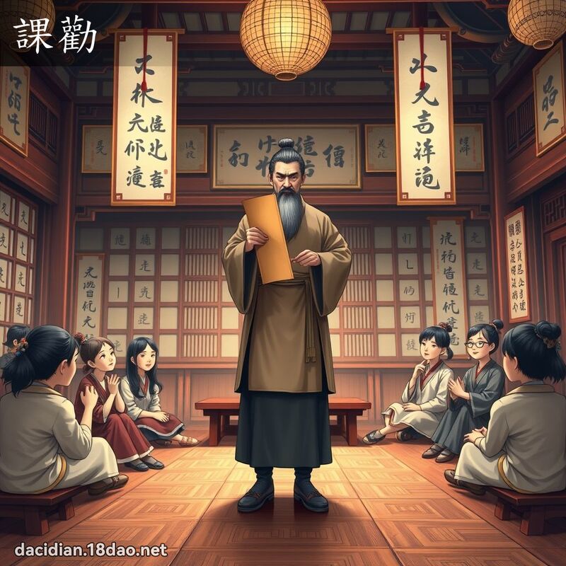 课劝 - 国语大辞典配图