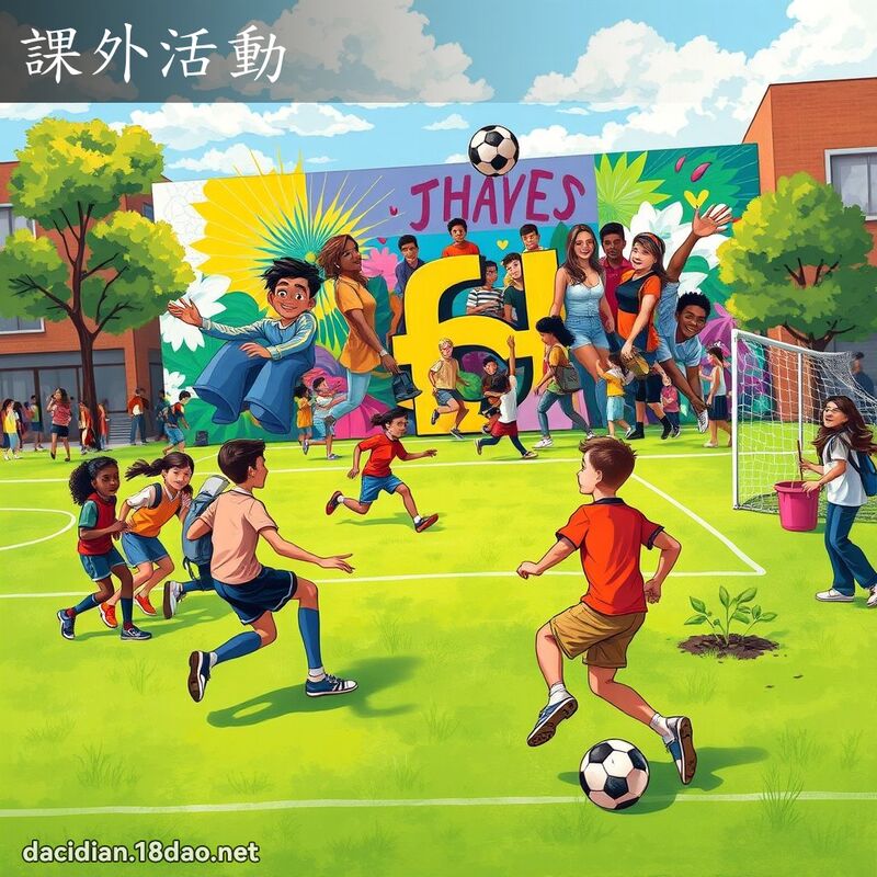 課外活動 - 國語大辭典配圖