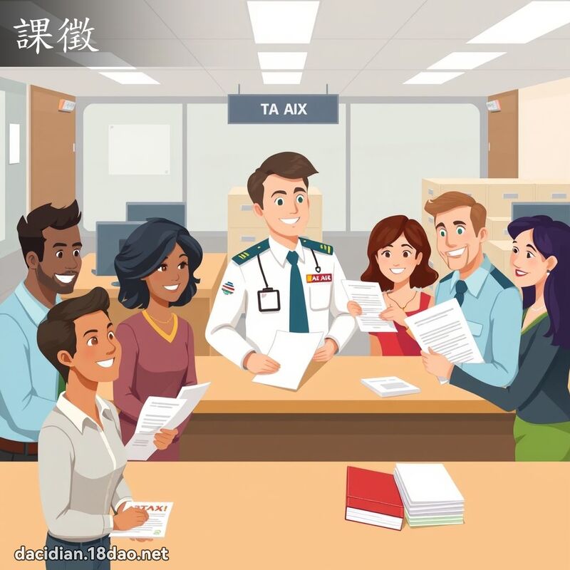 课征 - 国语大辞典配图