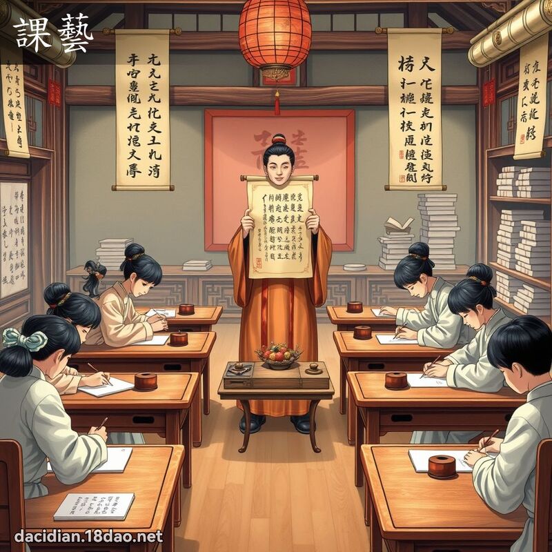 课艺 - 国语大辞典配图
