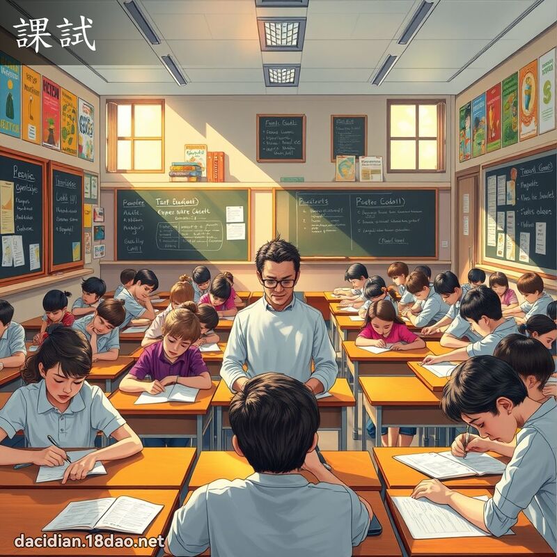 課試 - 國語大辭典配圖