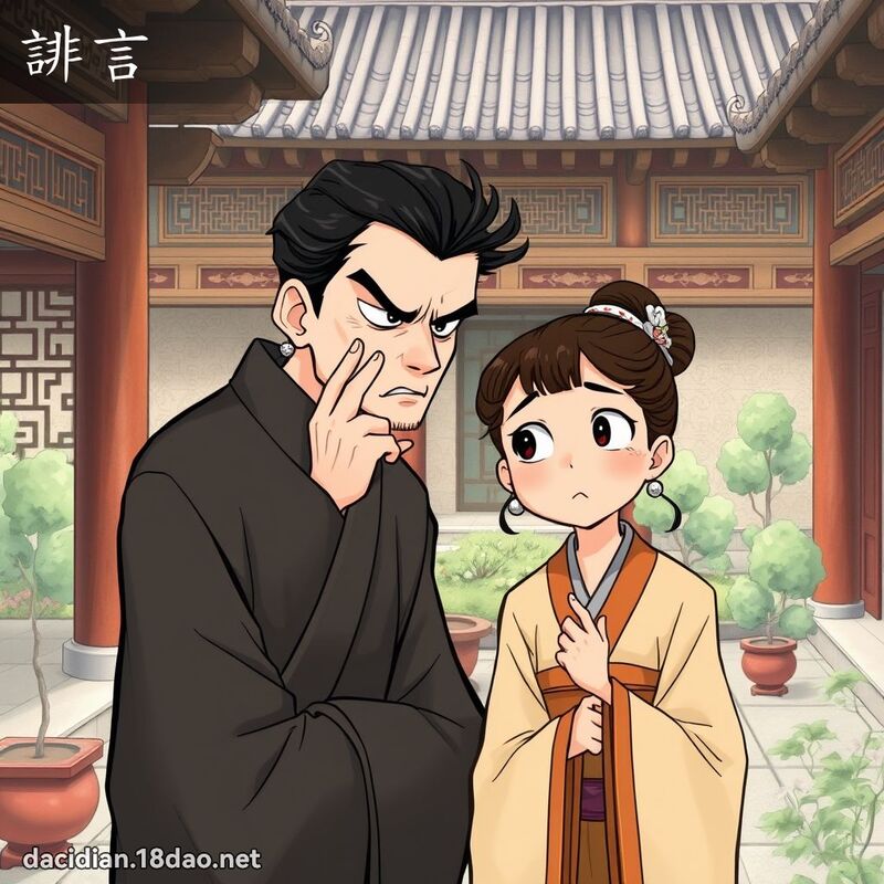 誹言 - 國語大辭典配圖