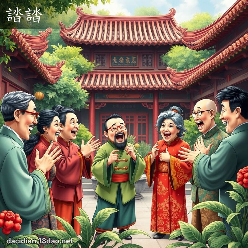 誻誻 - 國語大辭典配圖