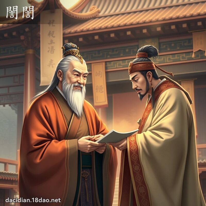 誾誾 - 國語大辭典配圖