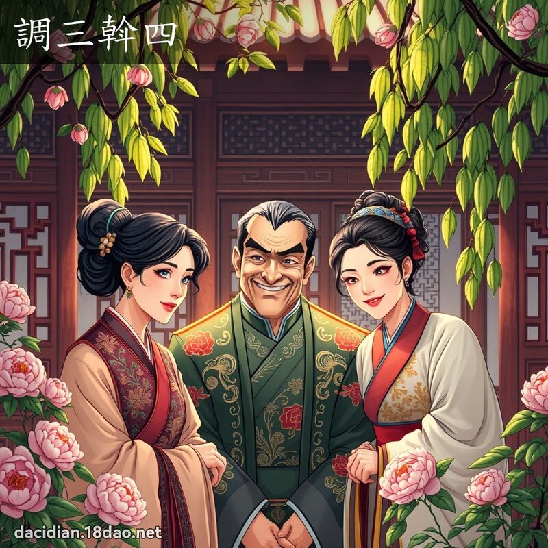 調三斡四 - 國語大辭典配圖