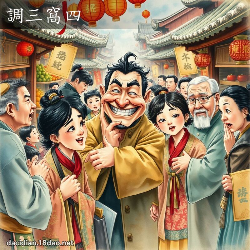 調三窩四 - 國語大辭典配圖