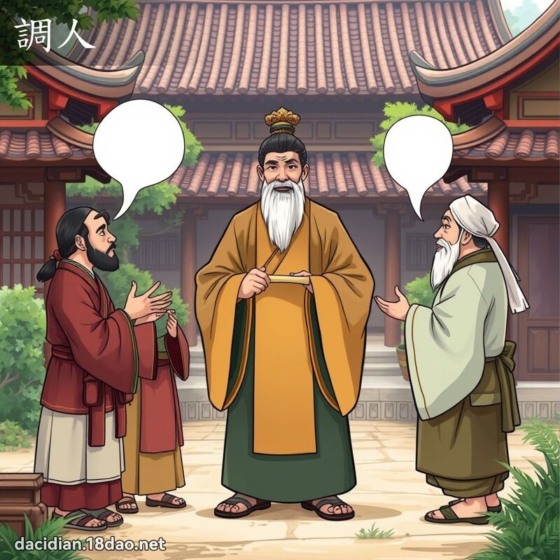 調人 - 國語大辭典配圖