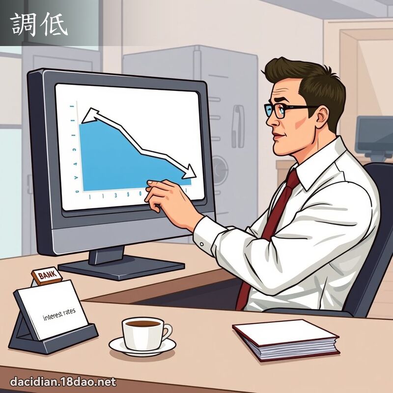 調低 - 國語大辭典配圖