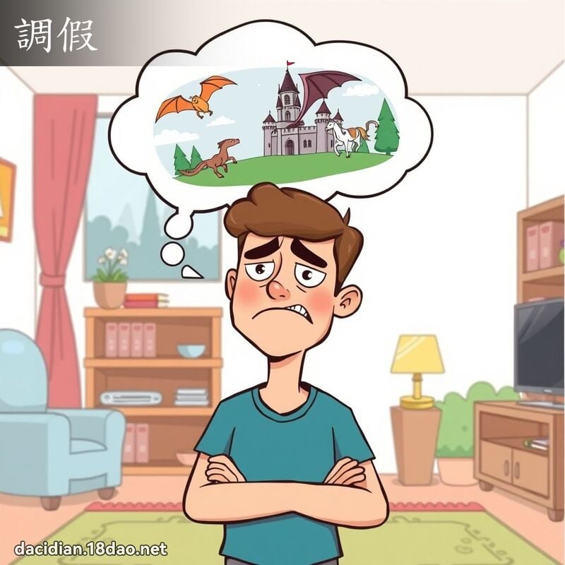 調假 - 國語大辭典配圖