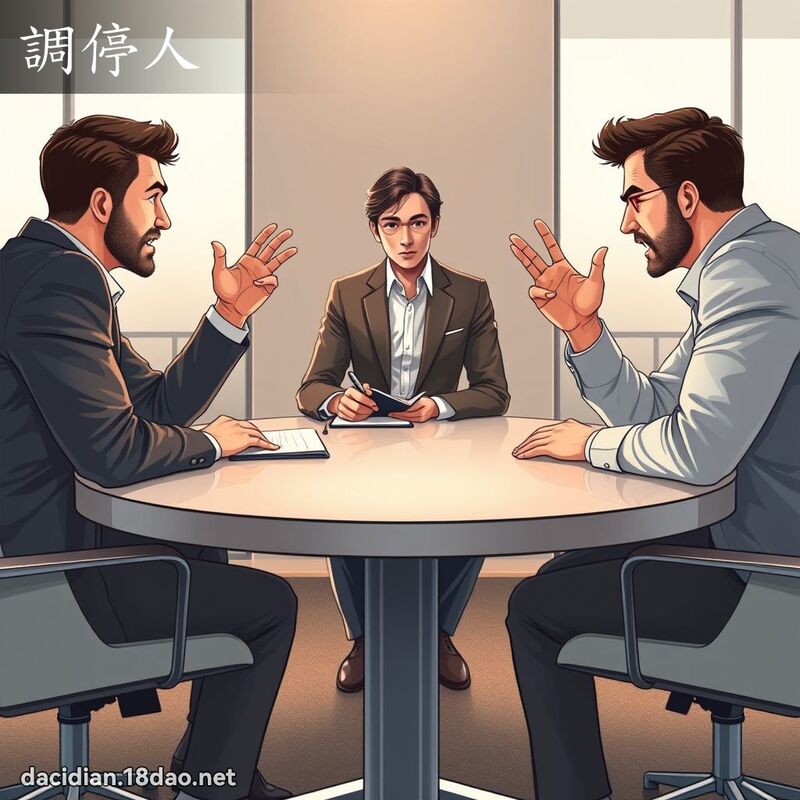 調停人 - 國語大辭典配圖