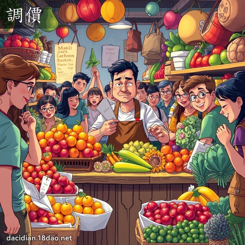 調價 - 國語大辭典配圖