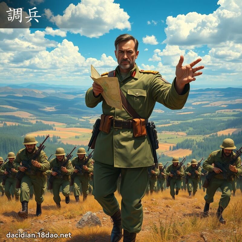 調兵 - 國語大辭典配圖
