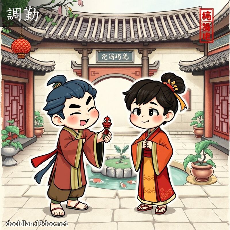調勤 - 國語大辭典配圖