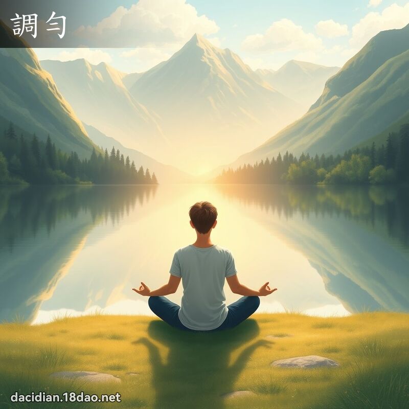 調勻 - 國語大辭典配圖