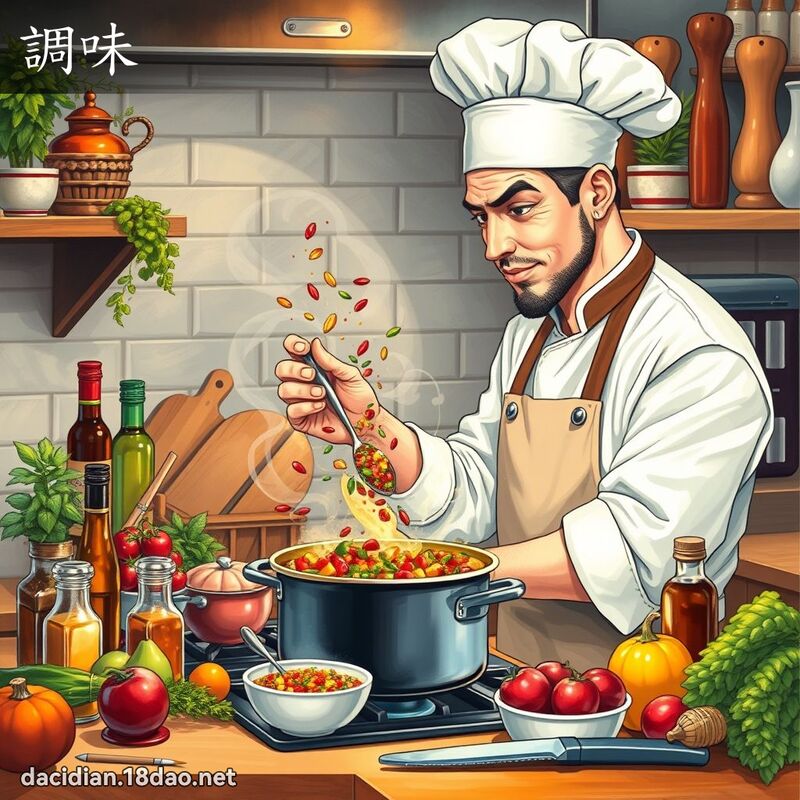 调味 - 国语大辞典配图