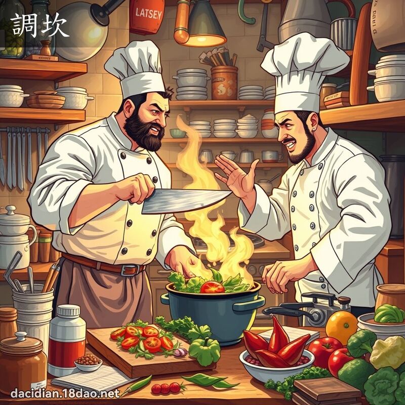 調坎 - 國語大辭典配圖