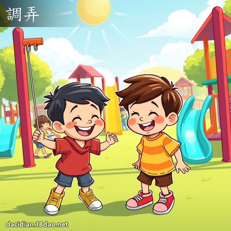 调弄 - 国语大辞典配图