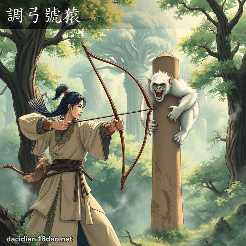 調弓號猿 - 國語大辭典配圖