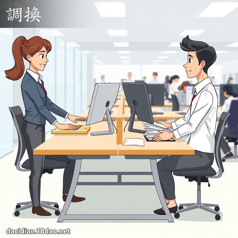 调换 - 国语大辞典配图