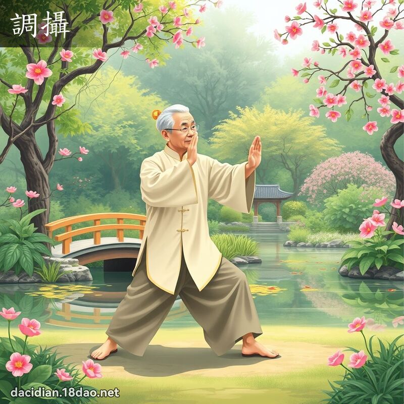 調攝 - 國語大辭典配圖