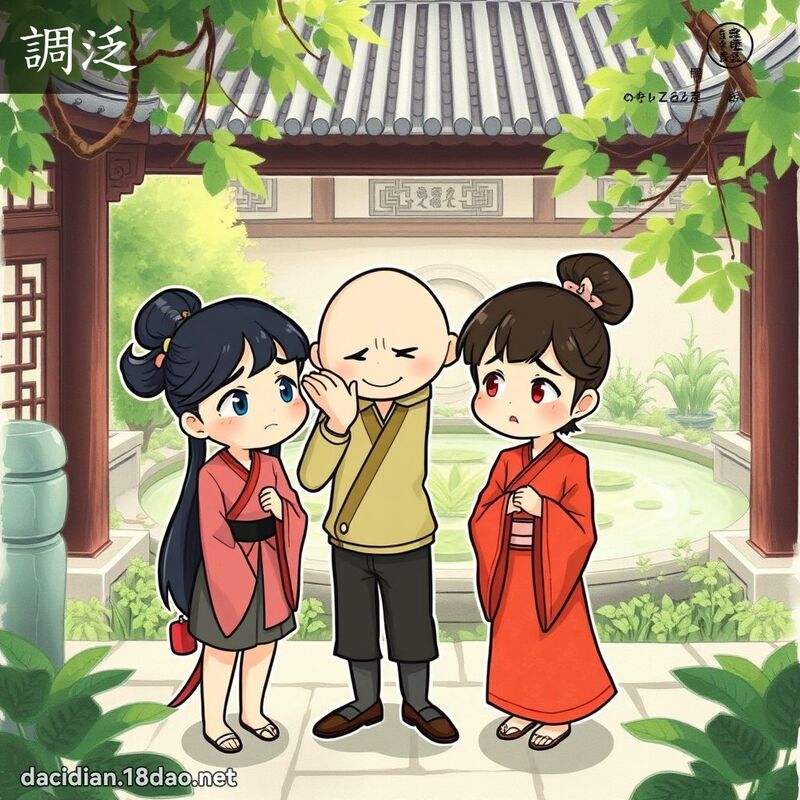 调泛 - 国语大辞典配图
