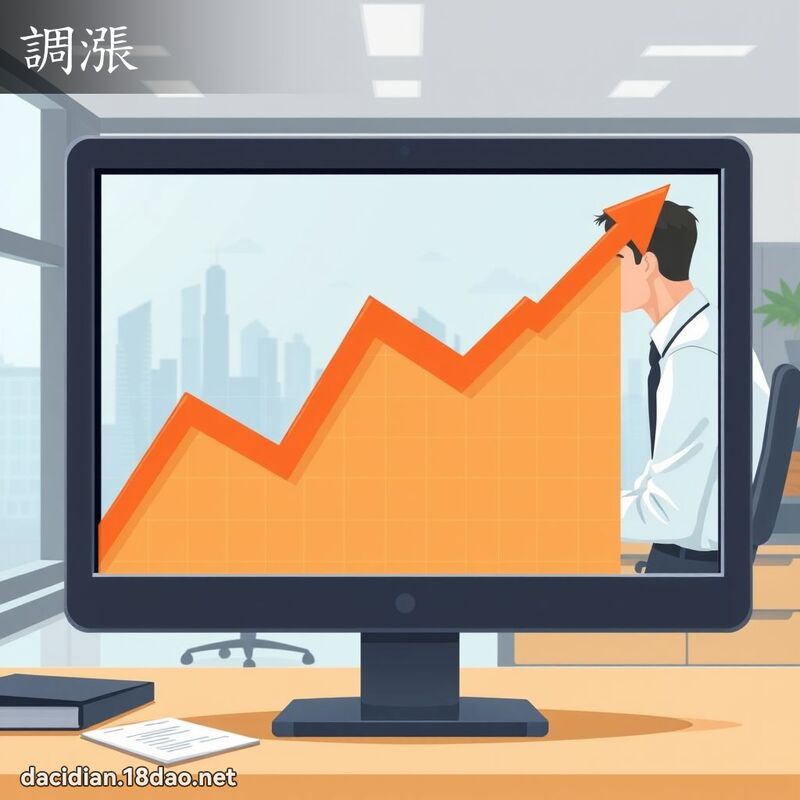调涨 - 国语大辞典配图