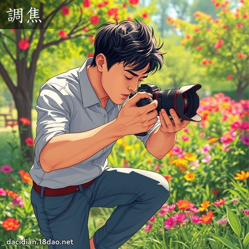 调焦 - 国语大辞典配图