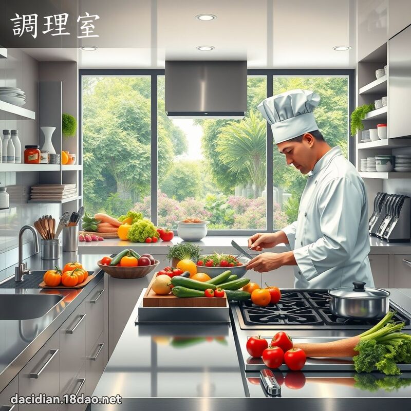 调理室 - 国语大辞典配图