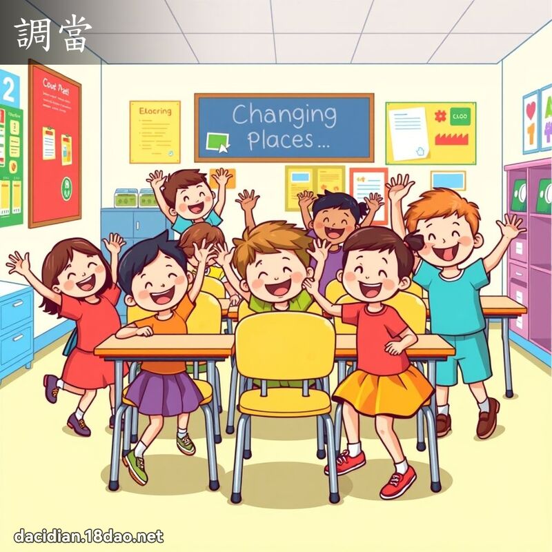 调当 - 国语大辞典配图