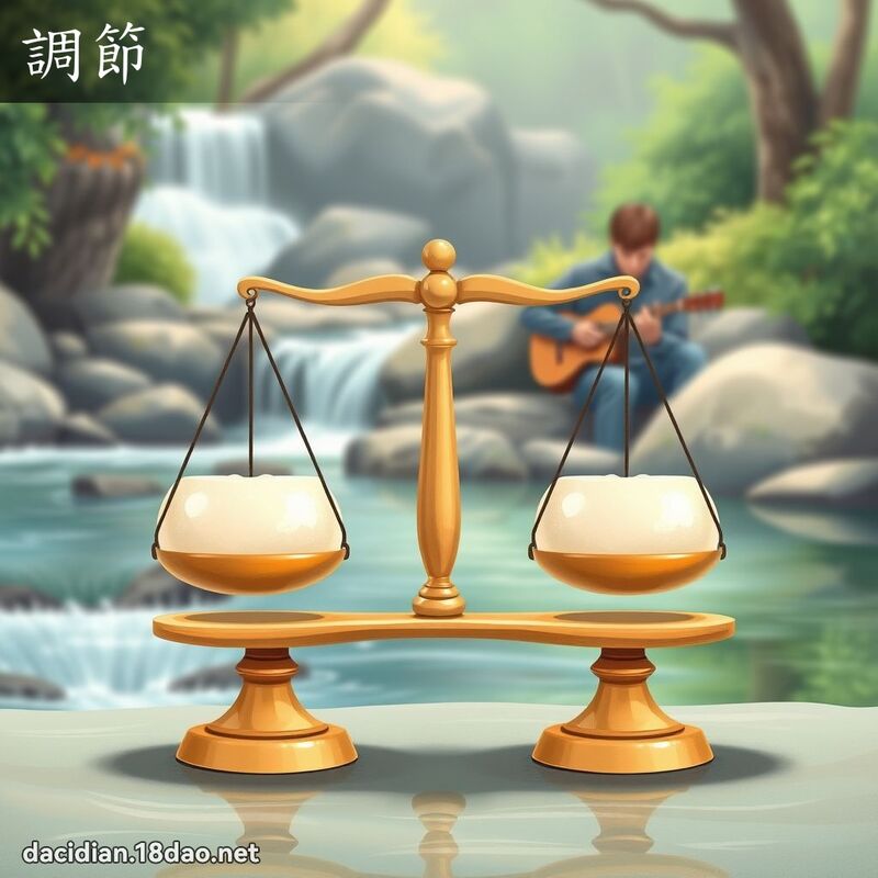 调节 - 国语大辞典配图