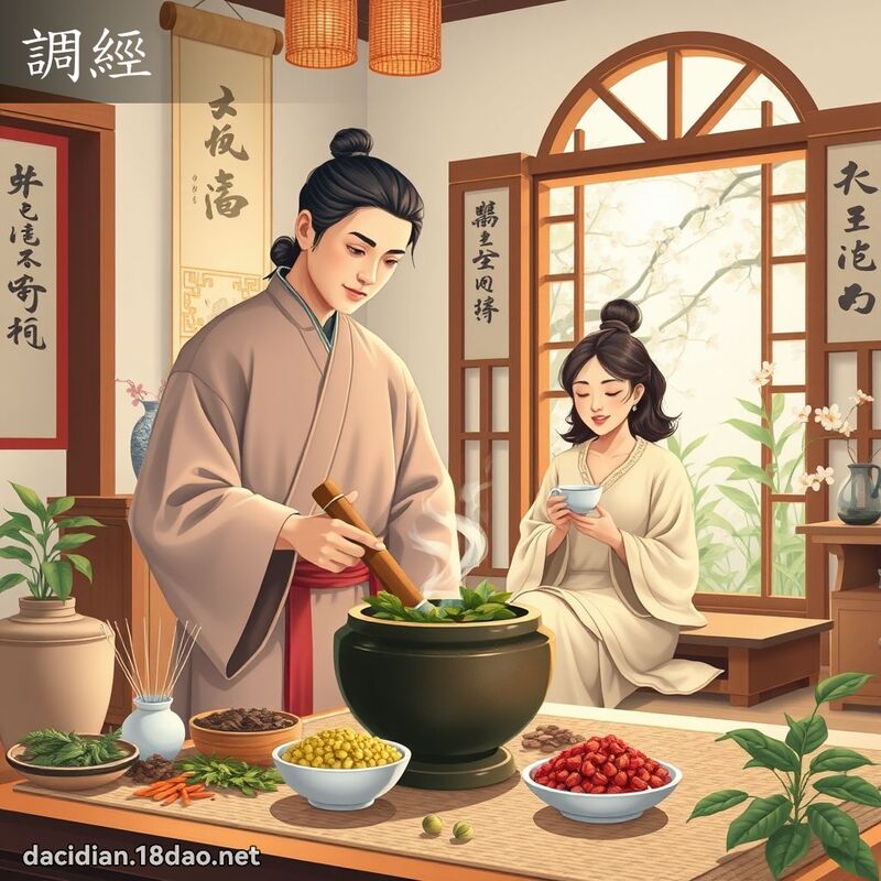 调经 - 国语大辞典配图