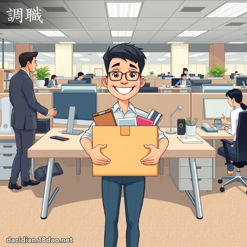 調職 - 國語大辭典配圖