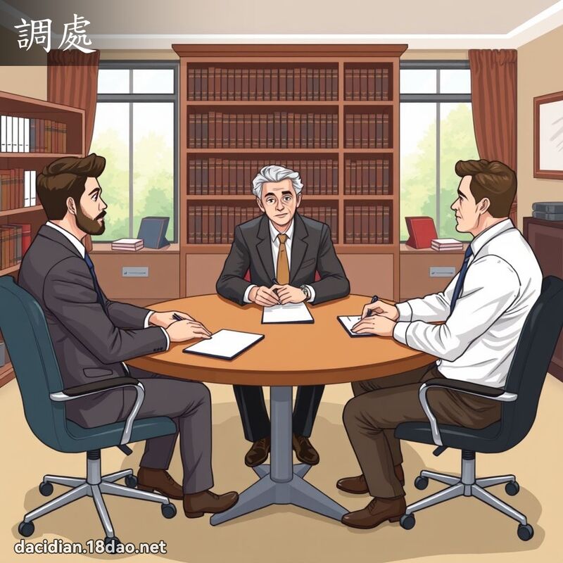 调处 - 国语大辞典配图