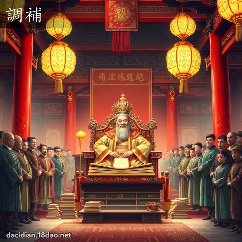 调补 - 国语大辞典配图