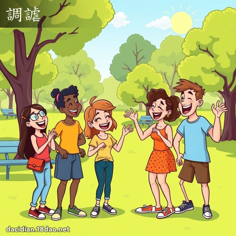 調謔 - 國語大辭典配圖