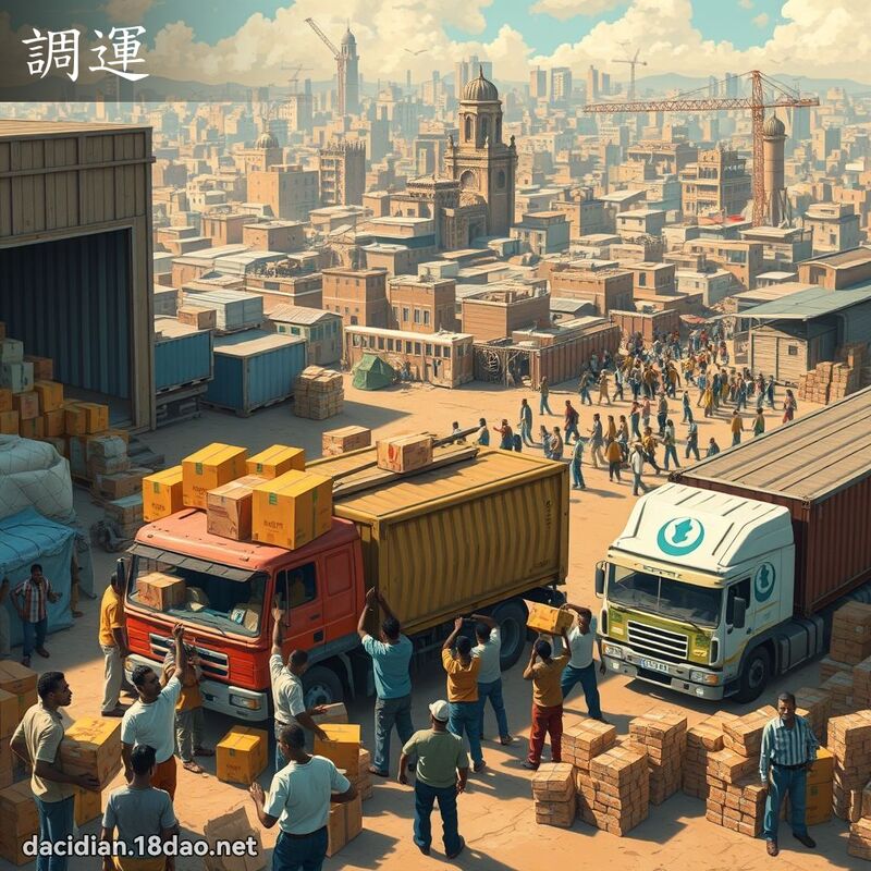 调运 - 国语大辞典配图