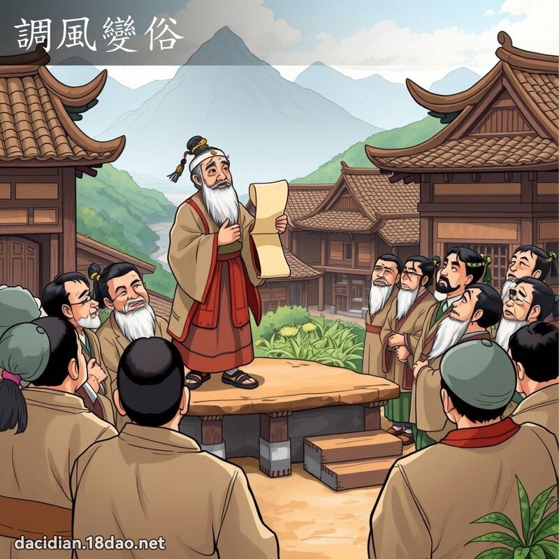 調風變俗 - 國語大辭典配圖
