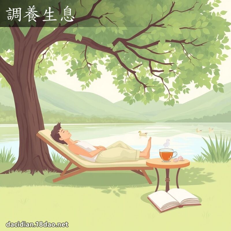 調養生息 - 國語大辭典配圖