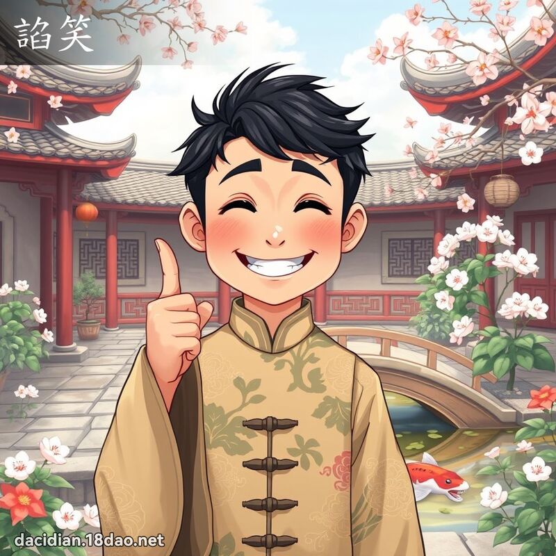 諂笑 - 國語大辭典配圖