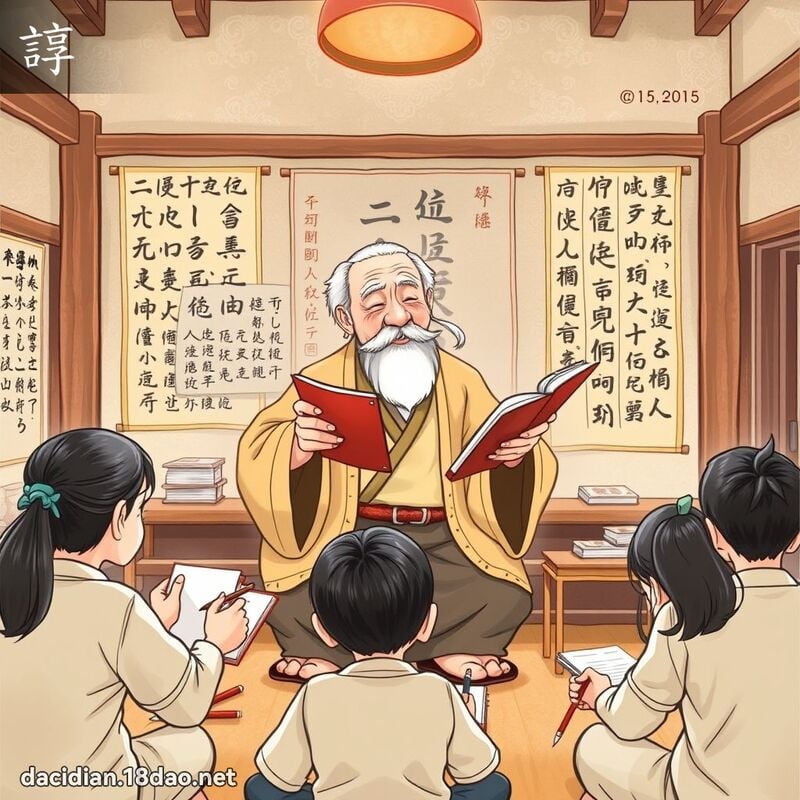 谆 - 国语大辞典配图
