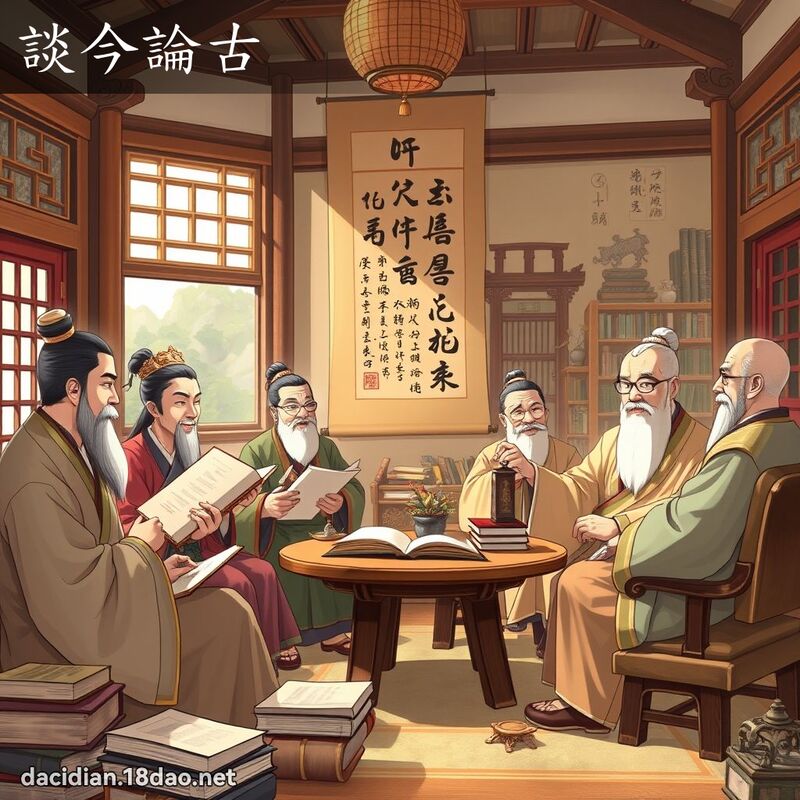 談今論古 - 國語大辭典配圖