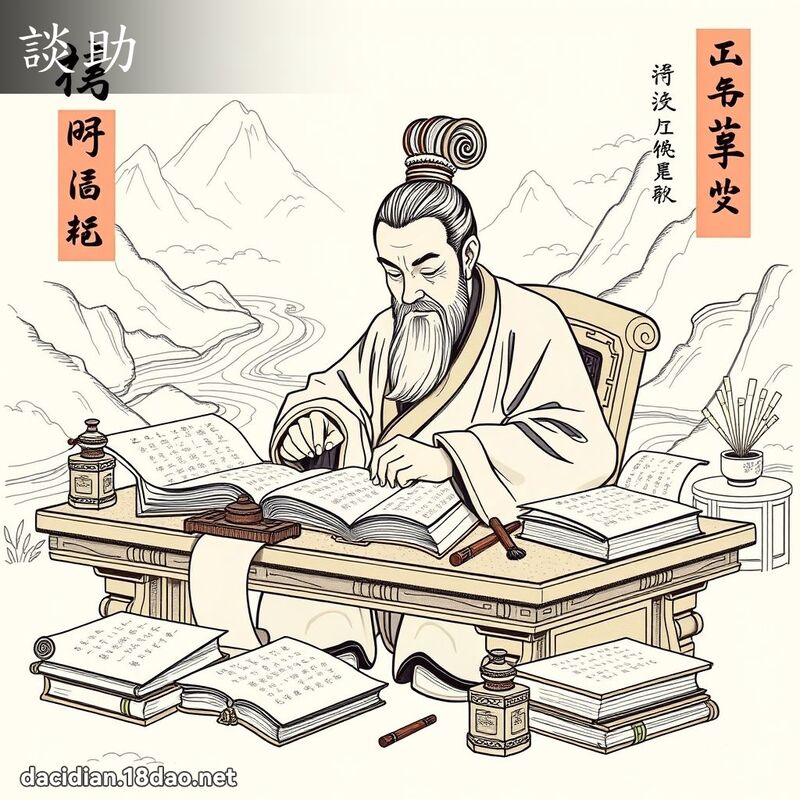談助 - 國語大辭典配圖